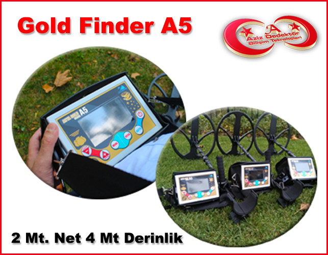 Ekranlı Dedektör Gold Finder A5